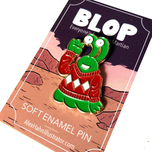Badge - Blop soft enamel pin