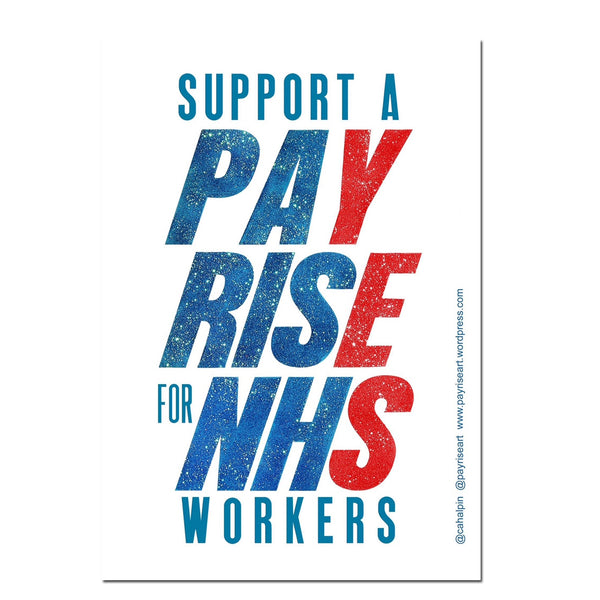 Poster - Support a Pay Rise for NHS Workers