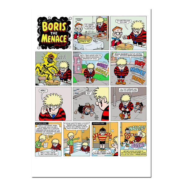 Print - ASBORIS2 Boris the Menace cartoon strip