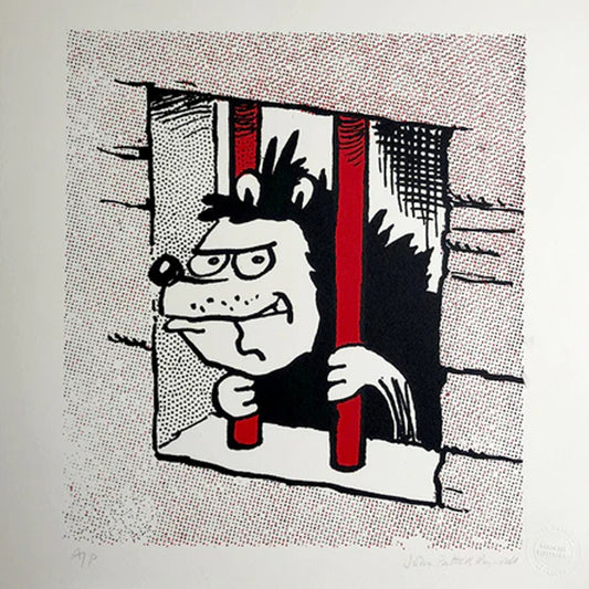 Print - JPRPRGNASHERBARS Gnasher Behind Bars large