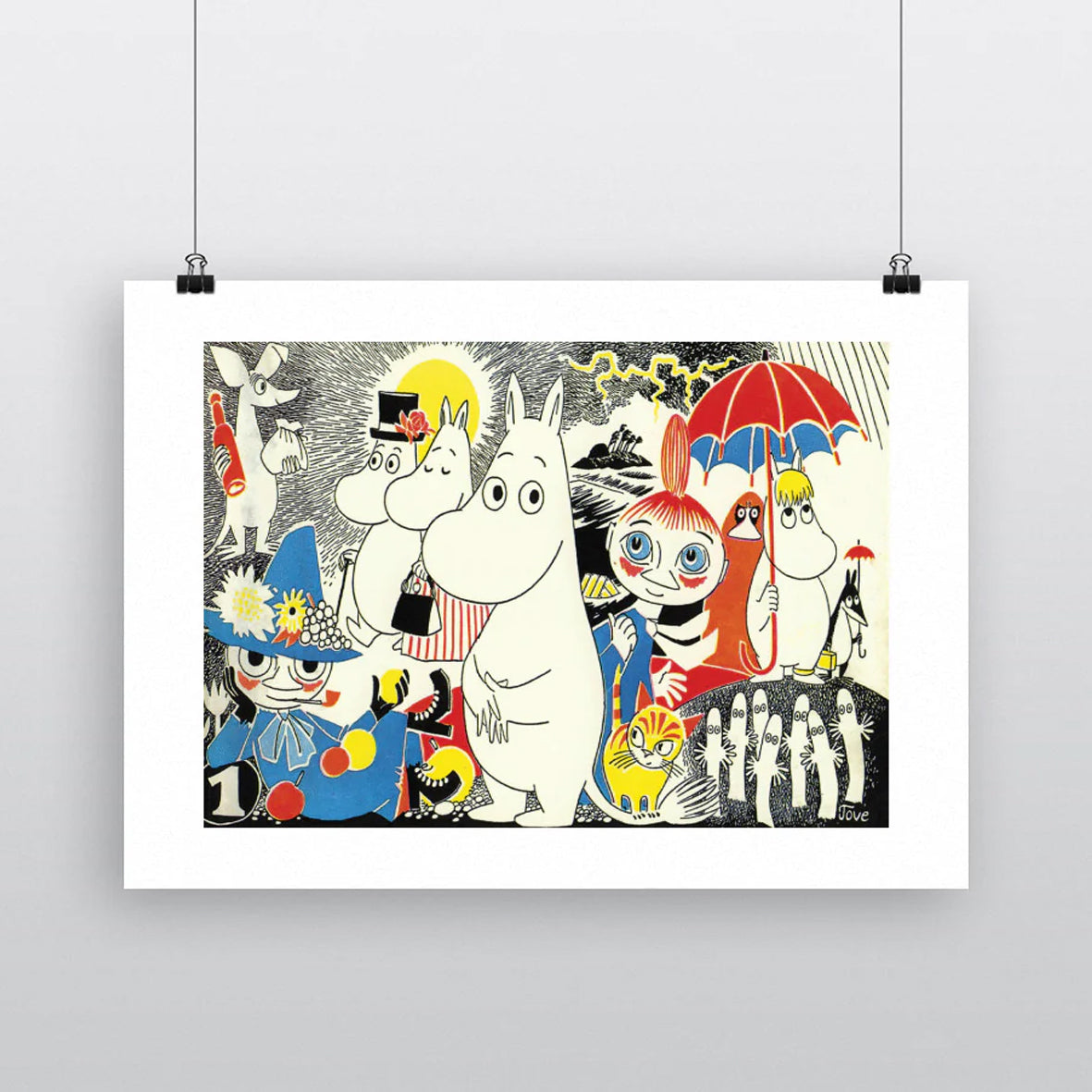 Print - MOOMIN001 PRINT Moomin Characters