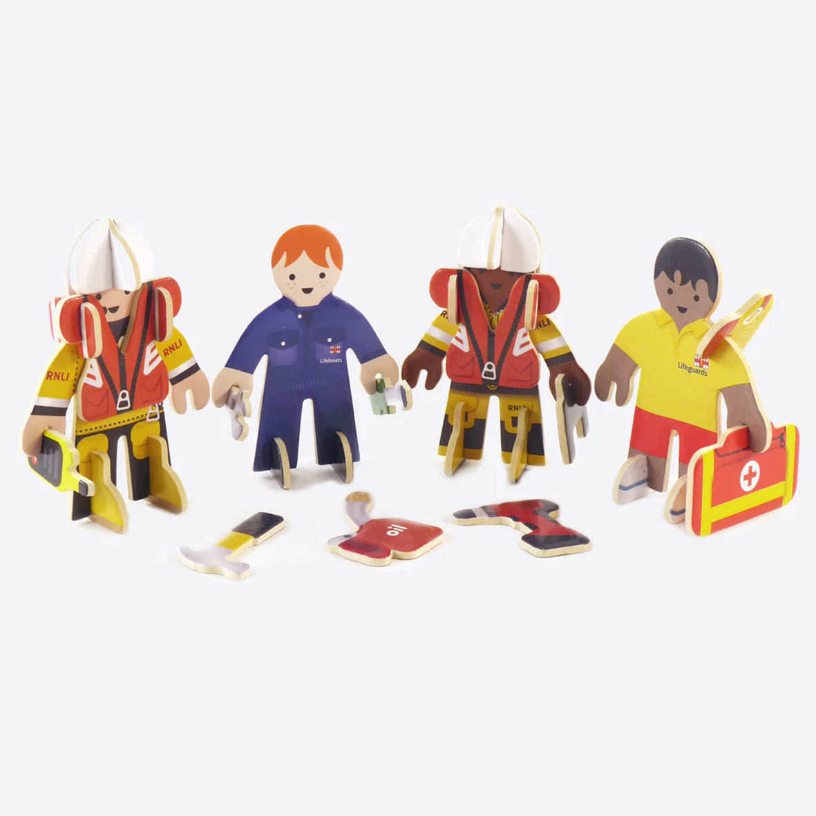 Toy - Playpress Lifeboats RNLI People Set Build and Play