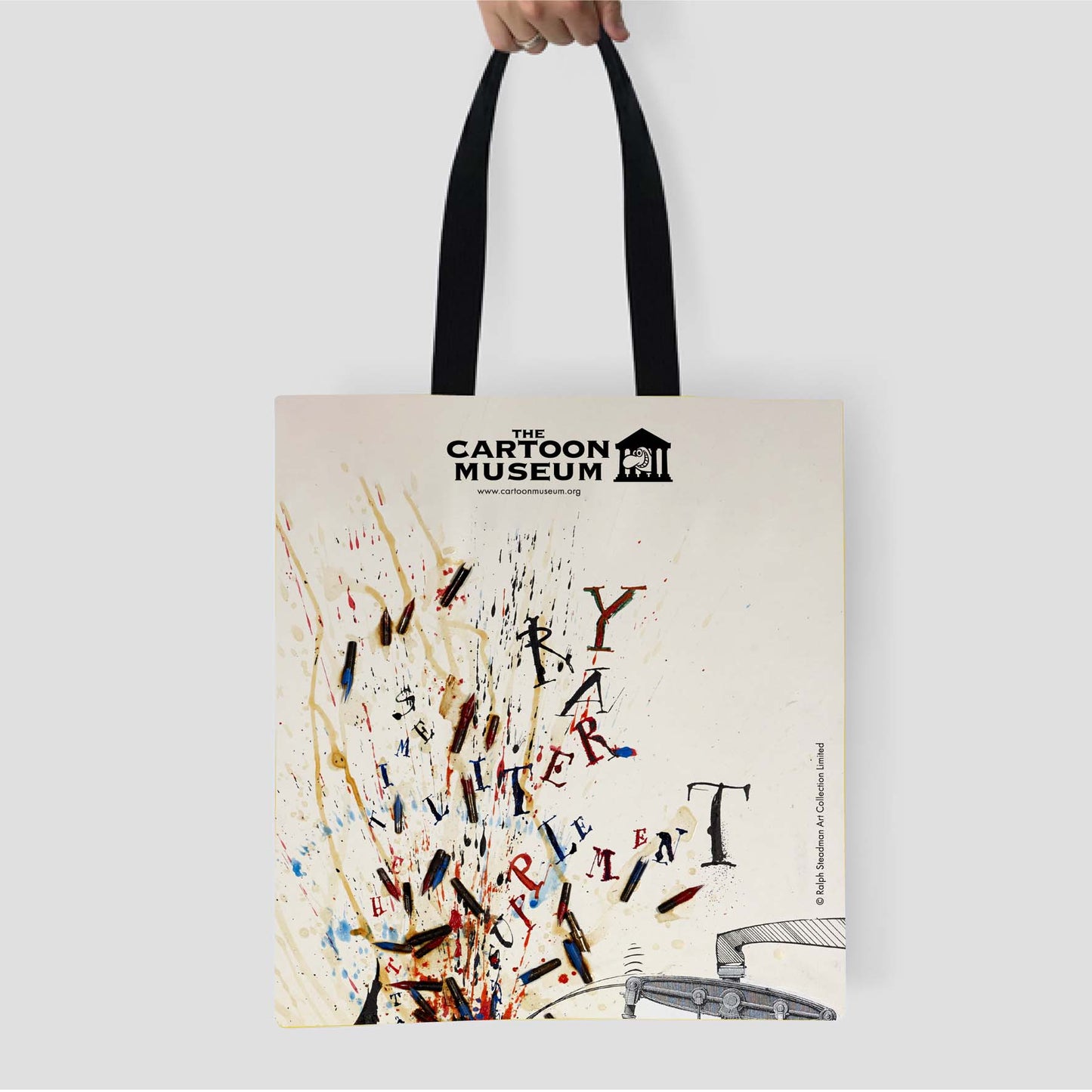 Tote bag - Ralph Steadman Monster with pens