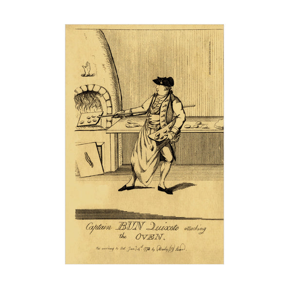 Postcard - CARM025PC Captain BUN Quixote 1773