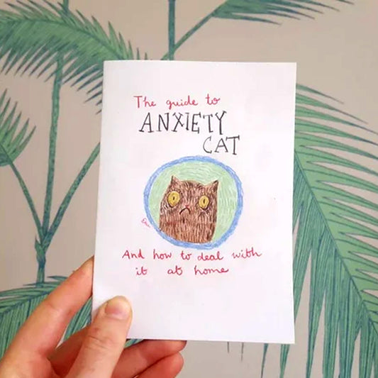 Zine - The Guide to Anxiety Cat by Evie Fridel